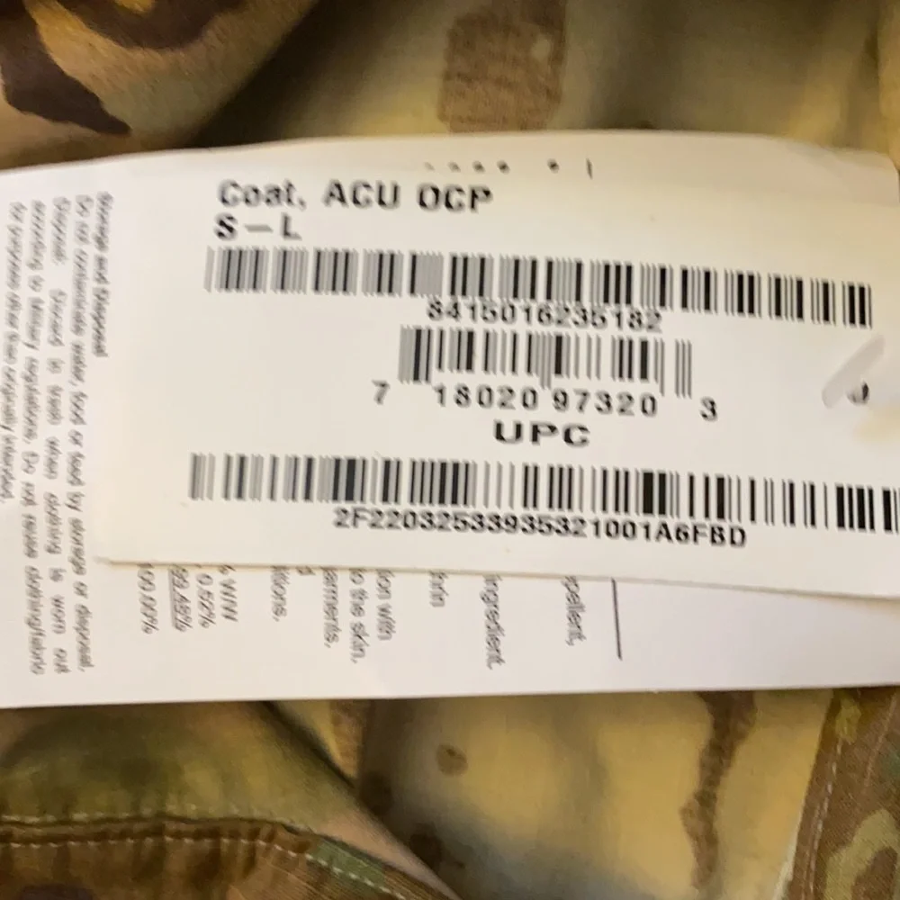 Men's Military Field Jacket in MultiCam Camouflage